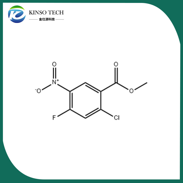 2-Kloro-4-fluoro-5-nitro-benzoat asam metil ester CAS 85953-30-6